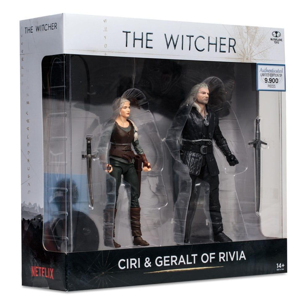 The Witcher Actionfigur Geralt and Ciri (Netflix Season 3) 18 cm