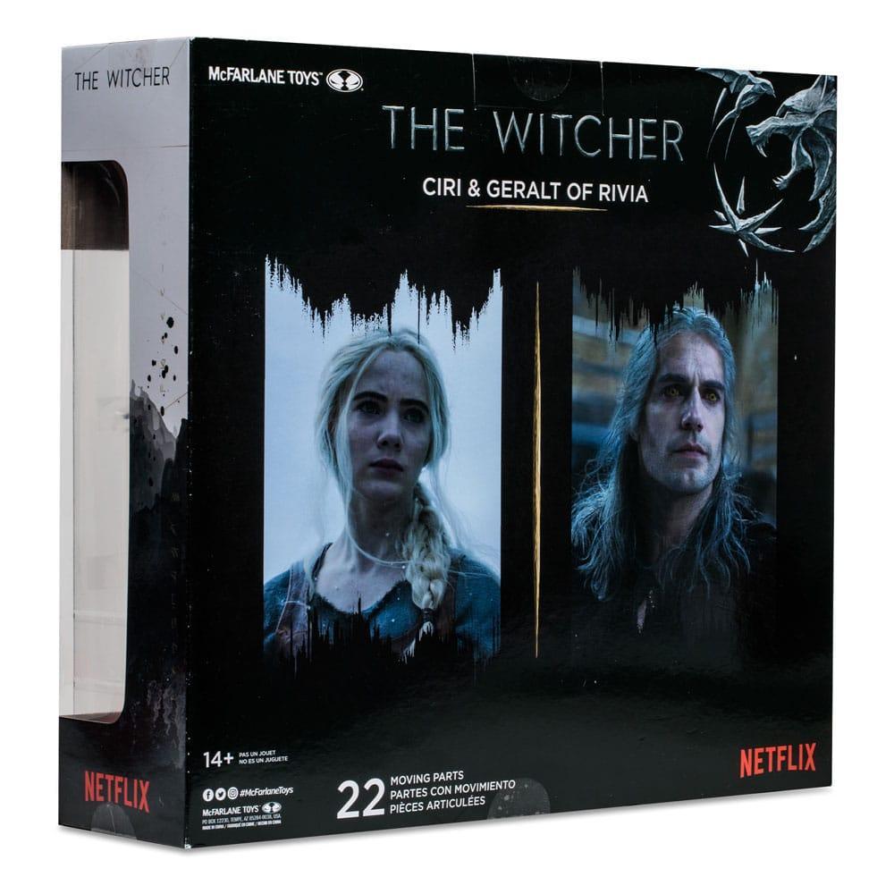 The Witcher Actionfigur Geralt and Ciri (Netflix Season 3) 18 cm