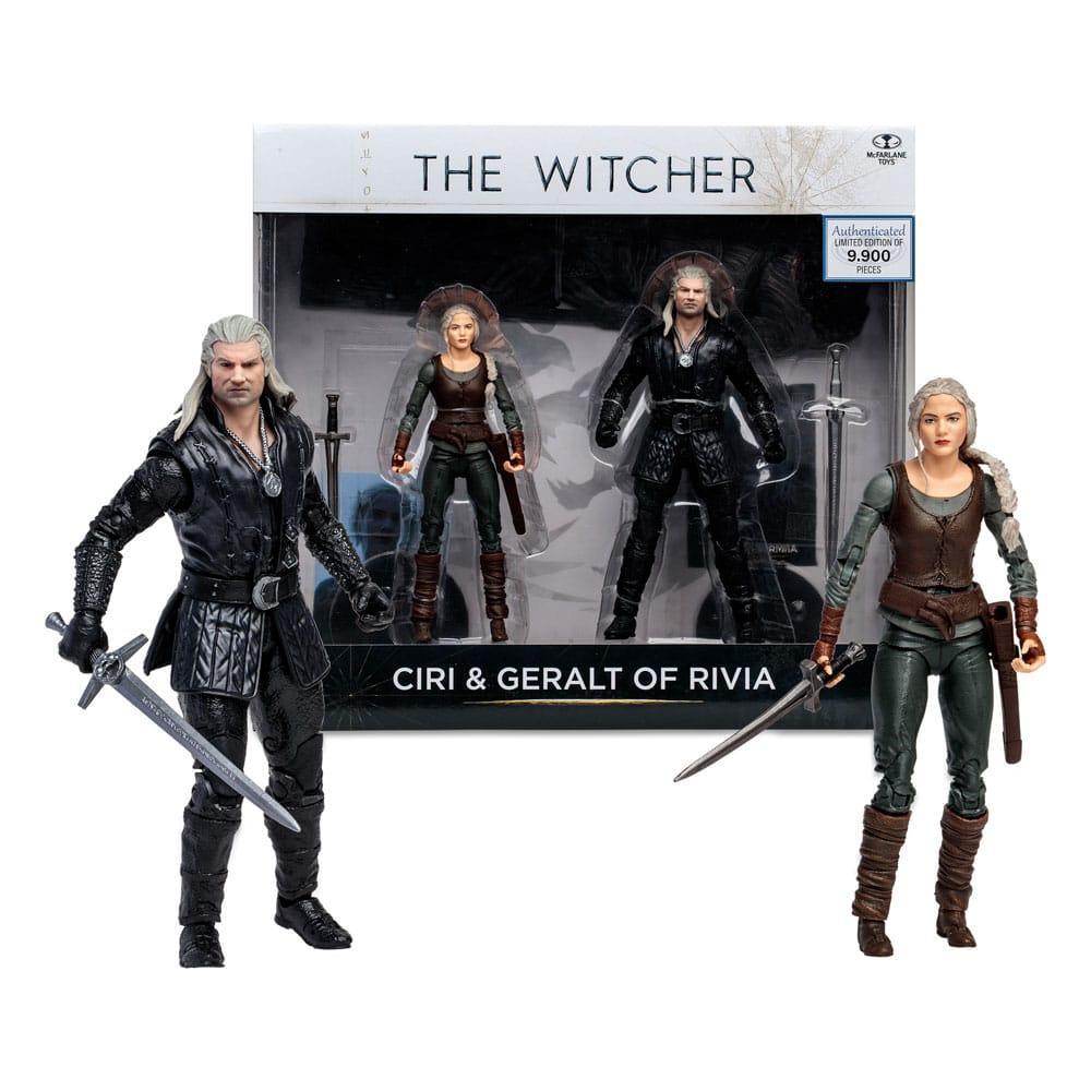 The Witcher Actionfigur Geralt and Ciri (Netflix Season 3) 18 cm