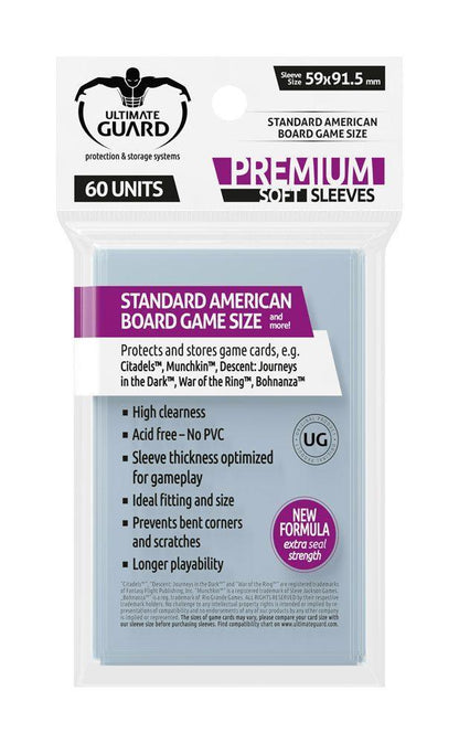 Ultimate Guard Brädspel Sleeves (60) - Standard American