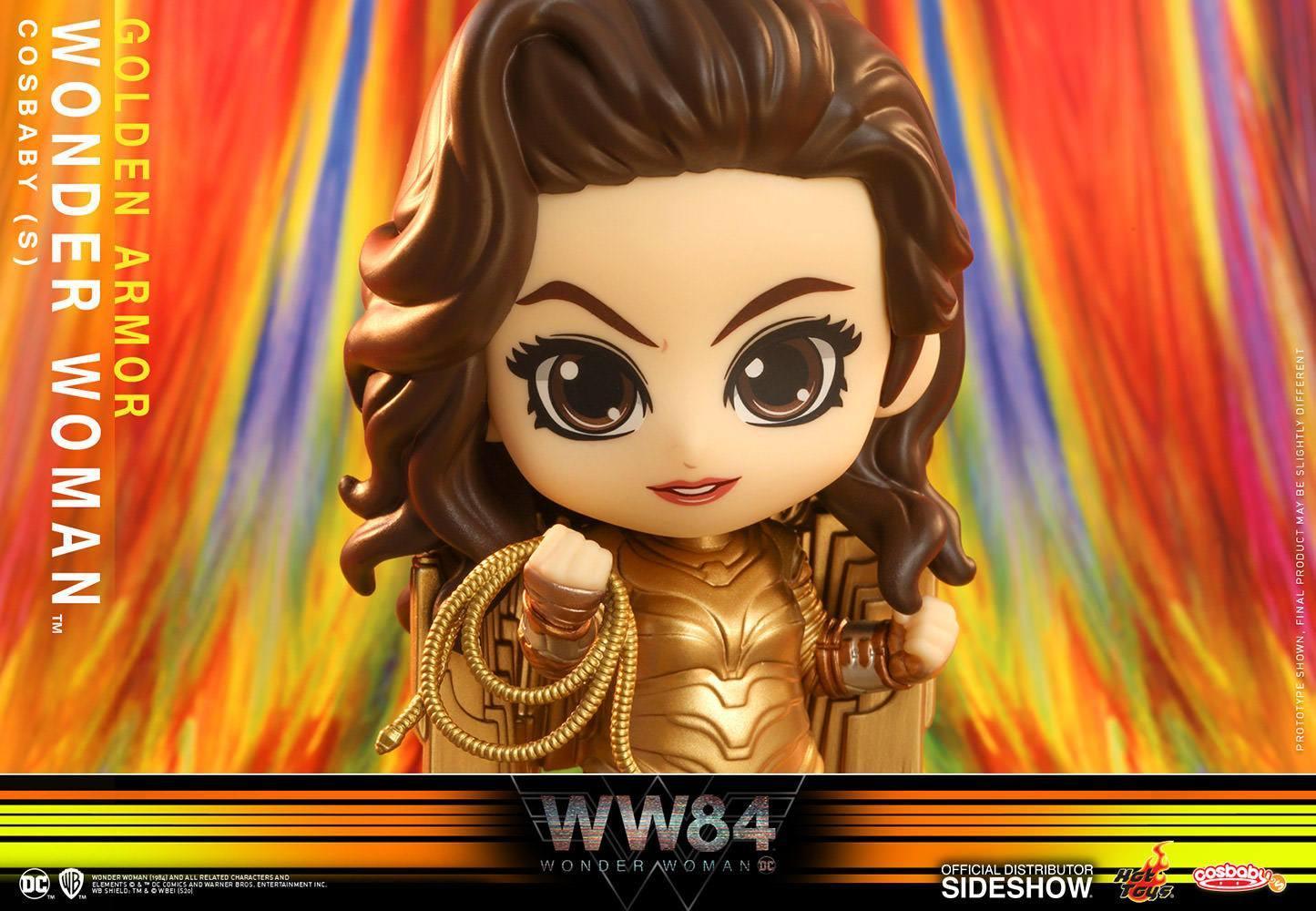 Wonder Woman 1984 Cosbaby (S) Mini Actionfigur Golden Armor Wonder Woman 10 cm