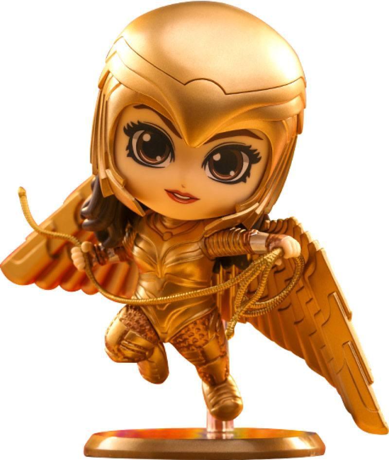 Wonder Woman 1984 Cosbaby (S) Mini Actionfigur Golden Armor Wonder Woman (Flying Version) 10 cm